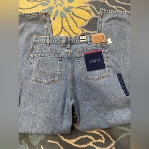 NEW NWT GAP Light Blue Men's Straight leg regular fit button fly Jeans 36x34